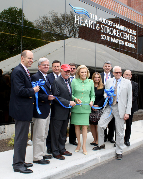 Audrey and Martin Gruss Heart and Stroke Center ribbon cutting