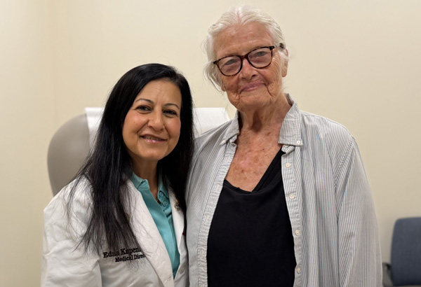 Jacquelyn and Dr. Kapenhas